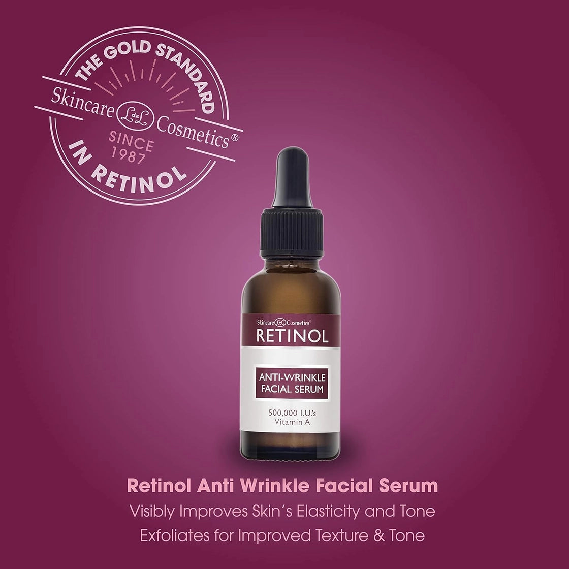 Livaura Retinol Anti-Wrinkle Facial Serum, 30 mL