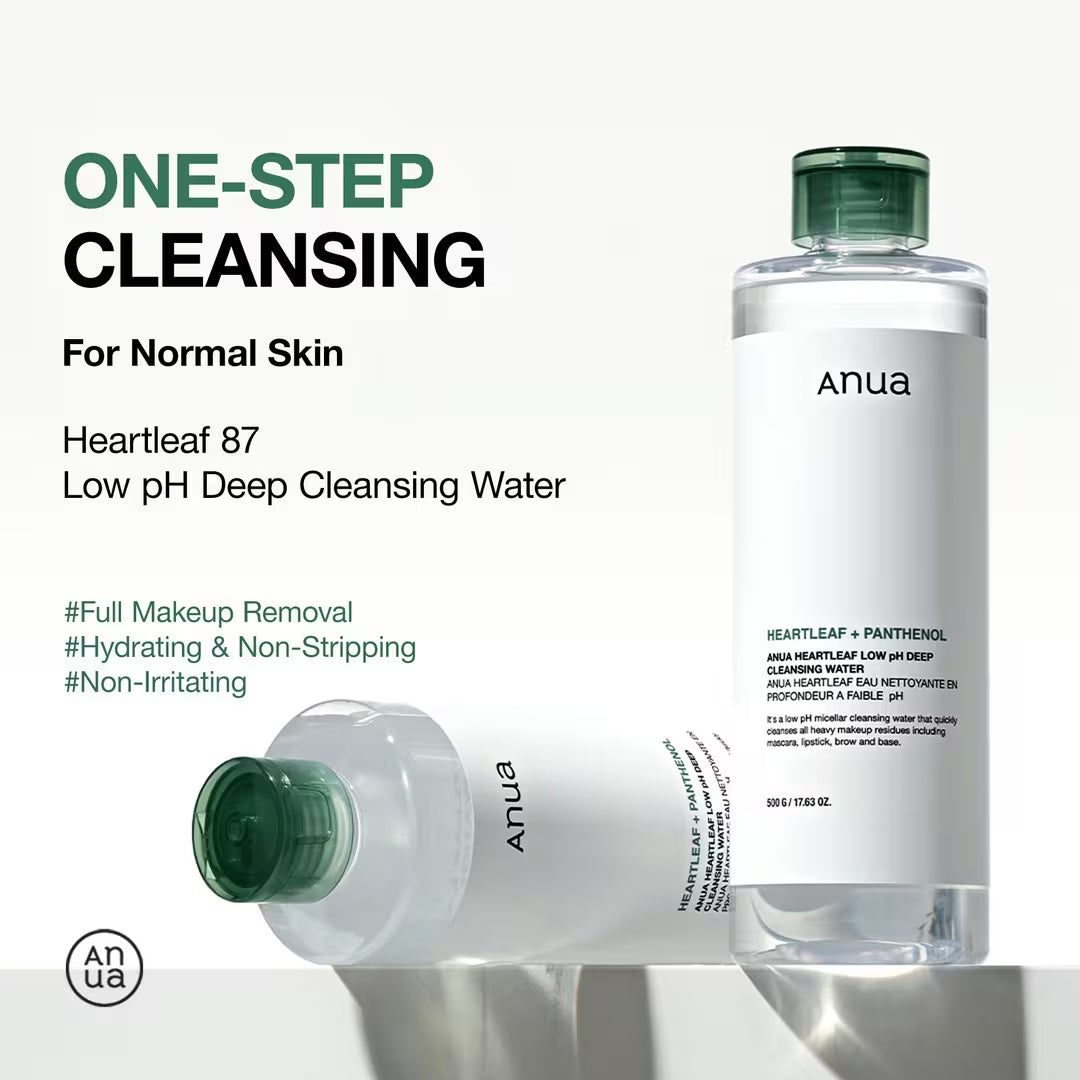 Anua Heartleaf Low pH Deep Cleansing Water