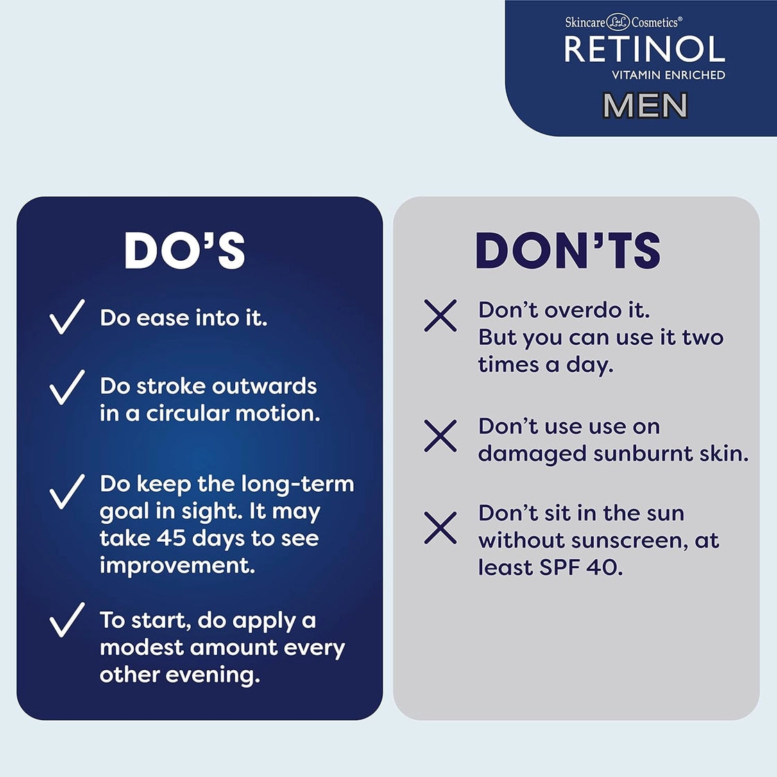 Livaura Retinol Men's Facial Wipes, 60 Count
