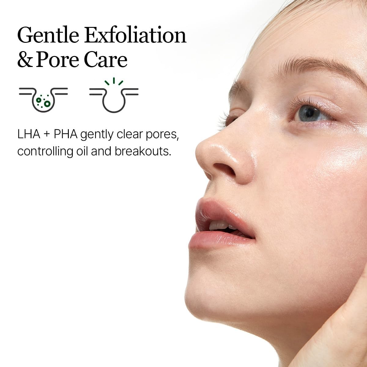 ROUND LAB Pine Calming Cica Toner 250ml / 8.45 fl oz, gentle exfoliation and pore care