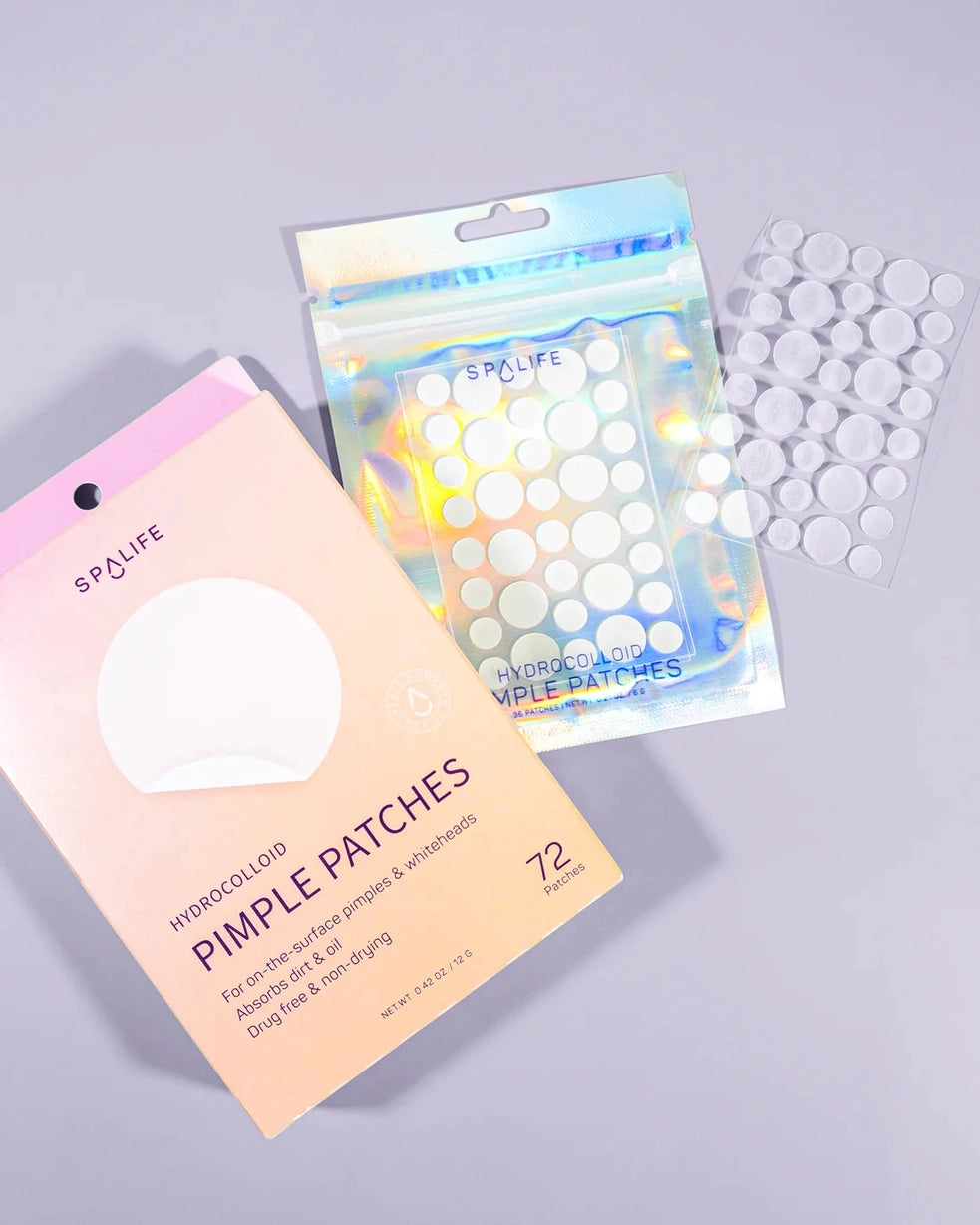 SpaLife Clear Hydrocolloid Pimple Patches for Acne, 72 Count
