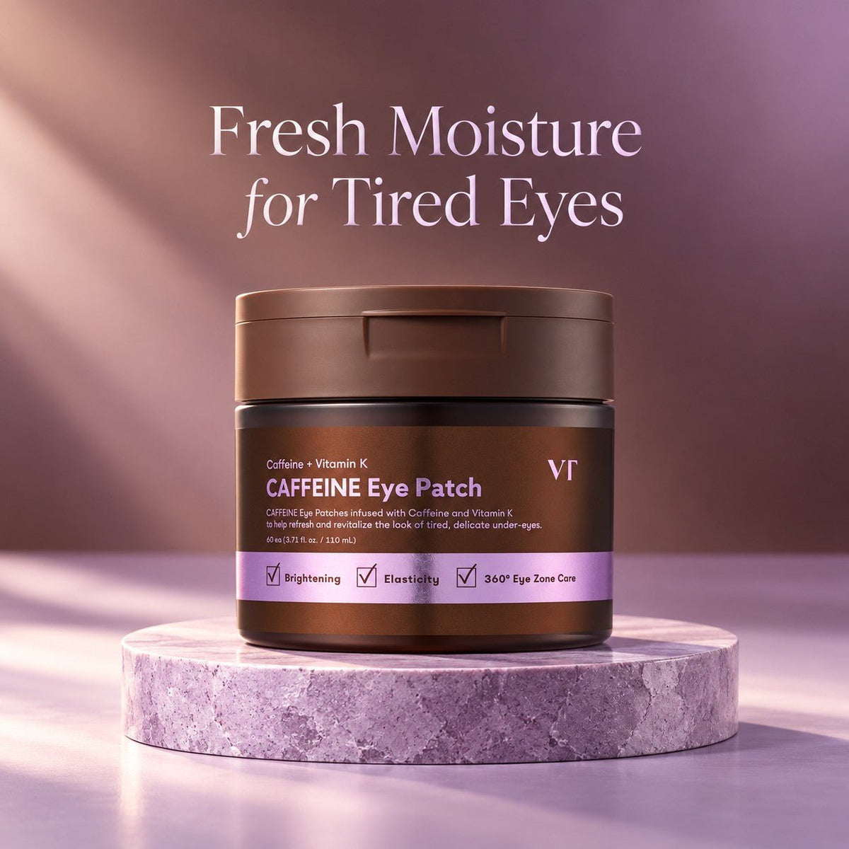 VT Caffeine Eye Patch 60 Pads - AHVTE
