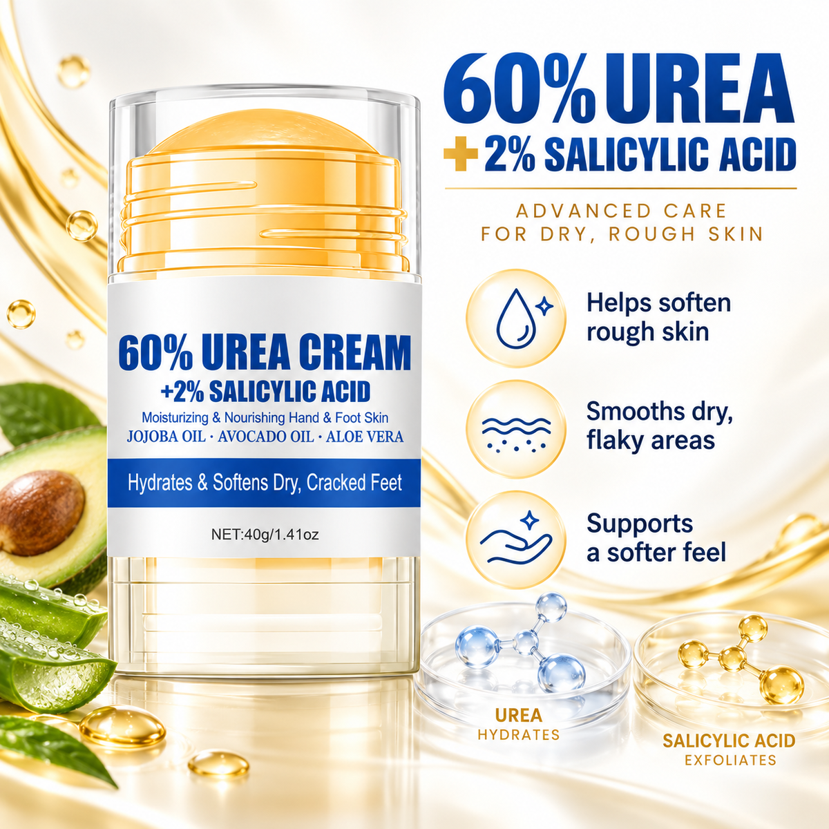 60% Urea Foot Care Stick + 2% Salicylic Acid