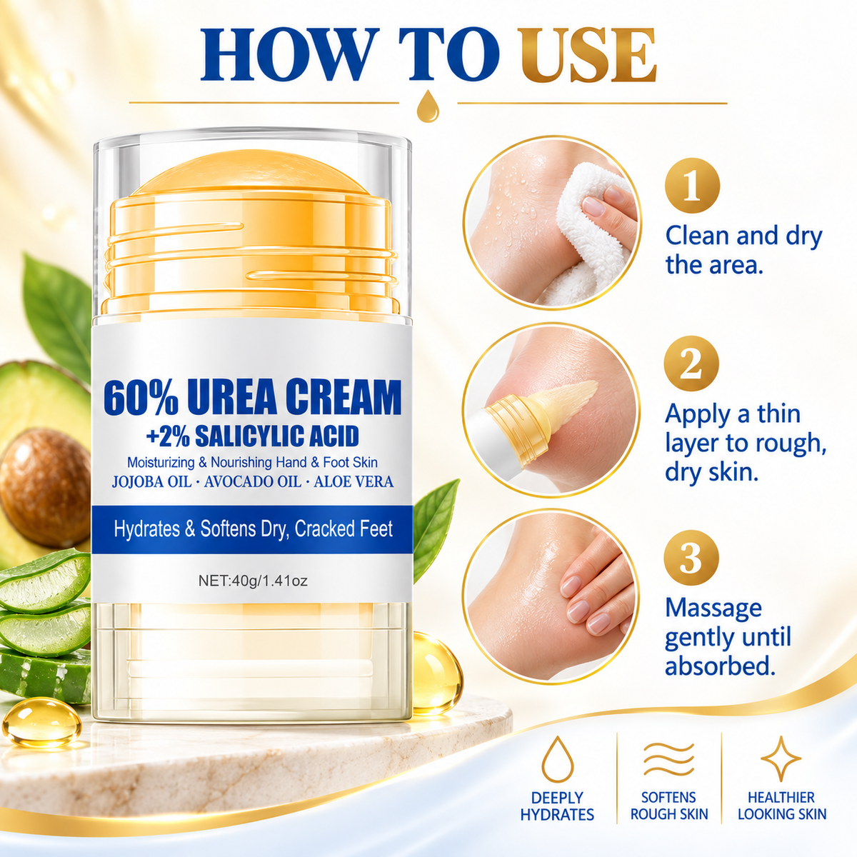 60% Urea Foot Care Stick + 2% Salicylic Acid