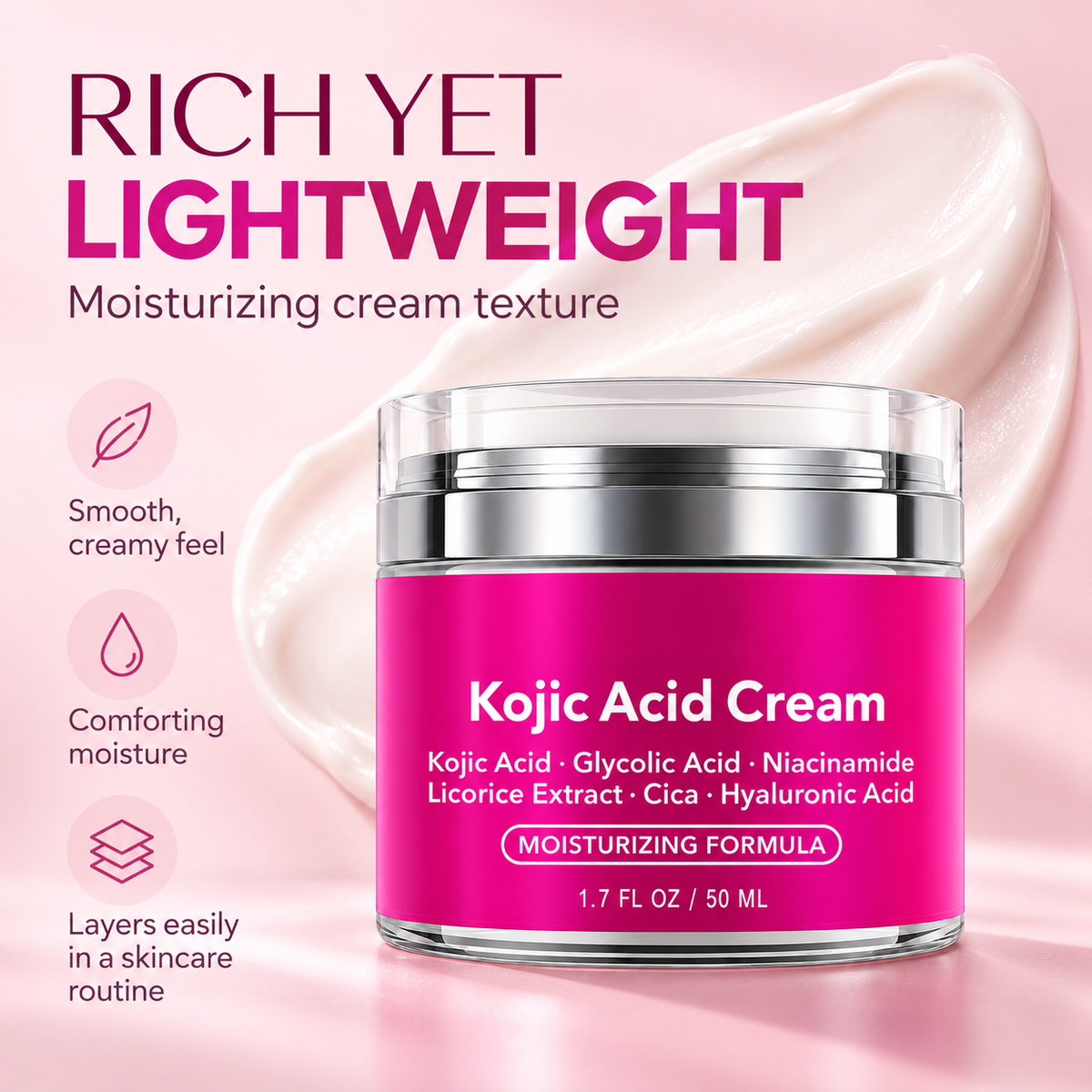 Ultra Brightening Kojic Acid Cream for Dark Spots