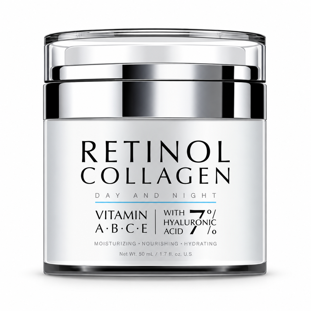 Retinol Collagen Day & Night Face Cream With 7% Hyaluronic Acid