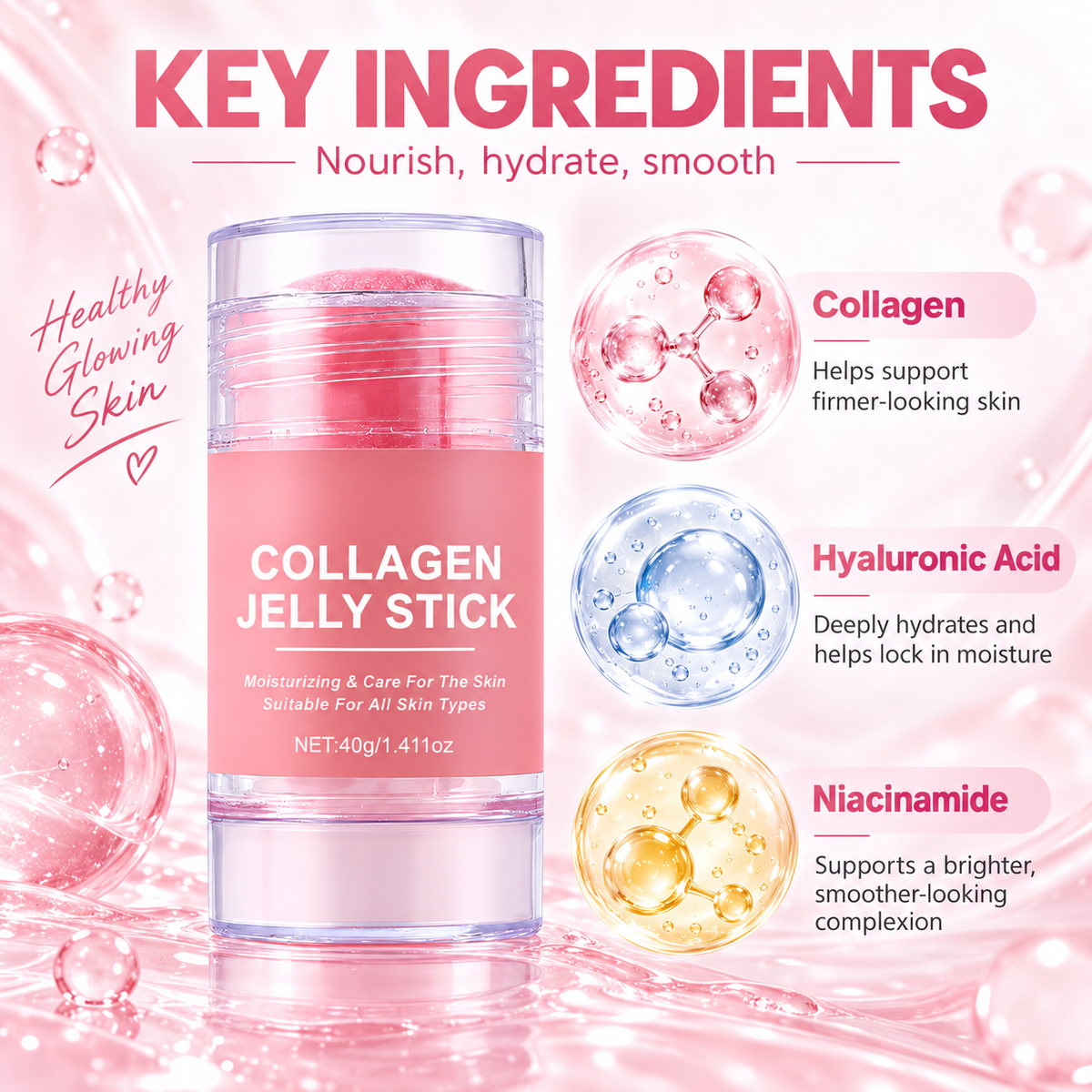 Collagen Jelly Stick for Face & Neck