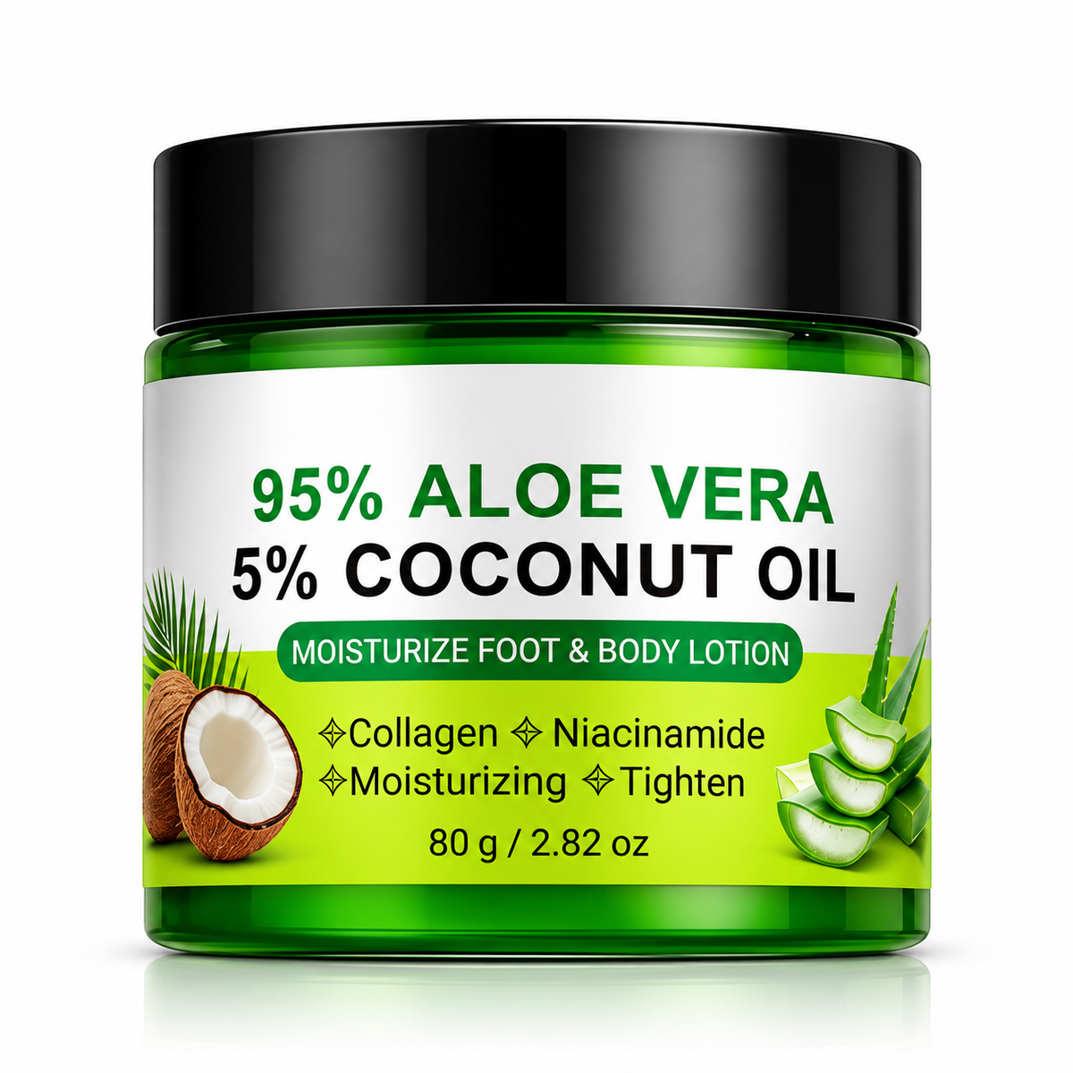 95% Aloe Vera & Coconut Oil Body Lotion