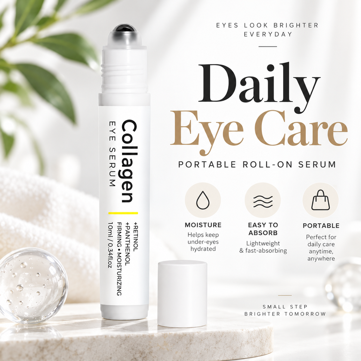 Under Eye Serum Roller with Retinol & Collagen