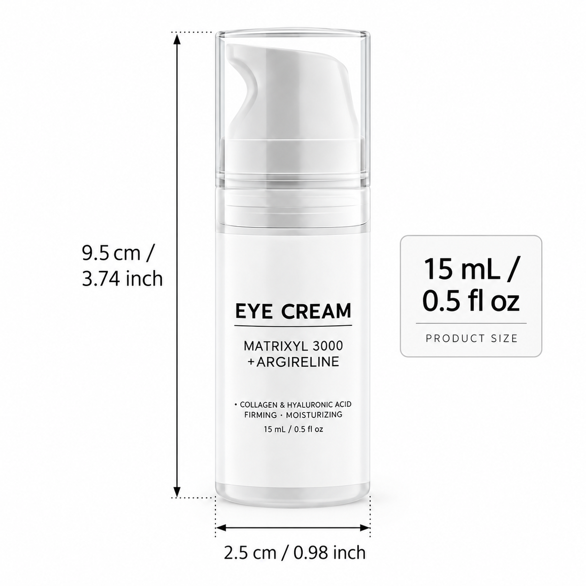 Peptide Under Eye Cream with Matrixyl 3000 + Argireline