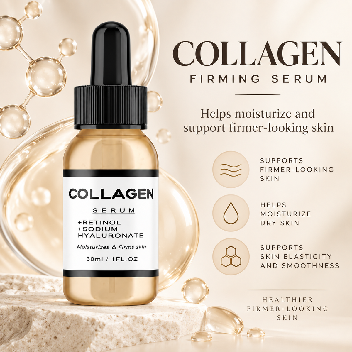 Collagen Serum with Retinol & Sodium Hyaluronate