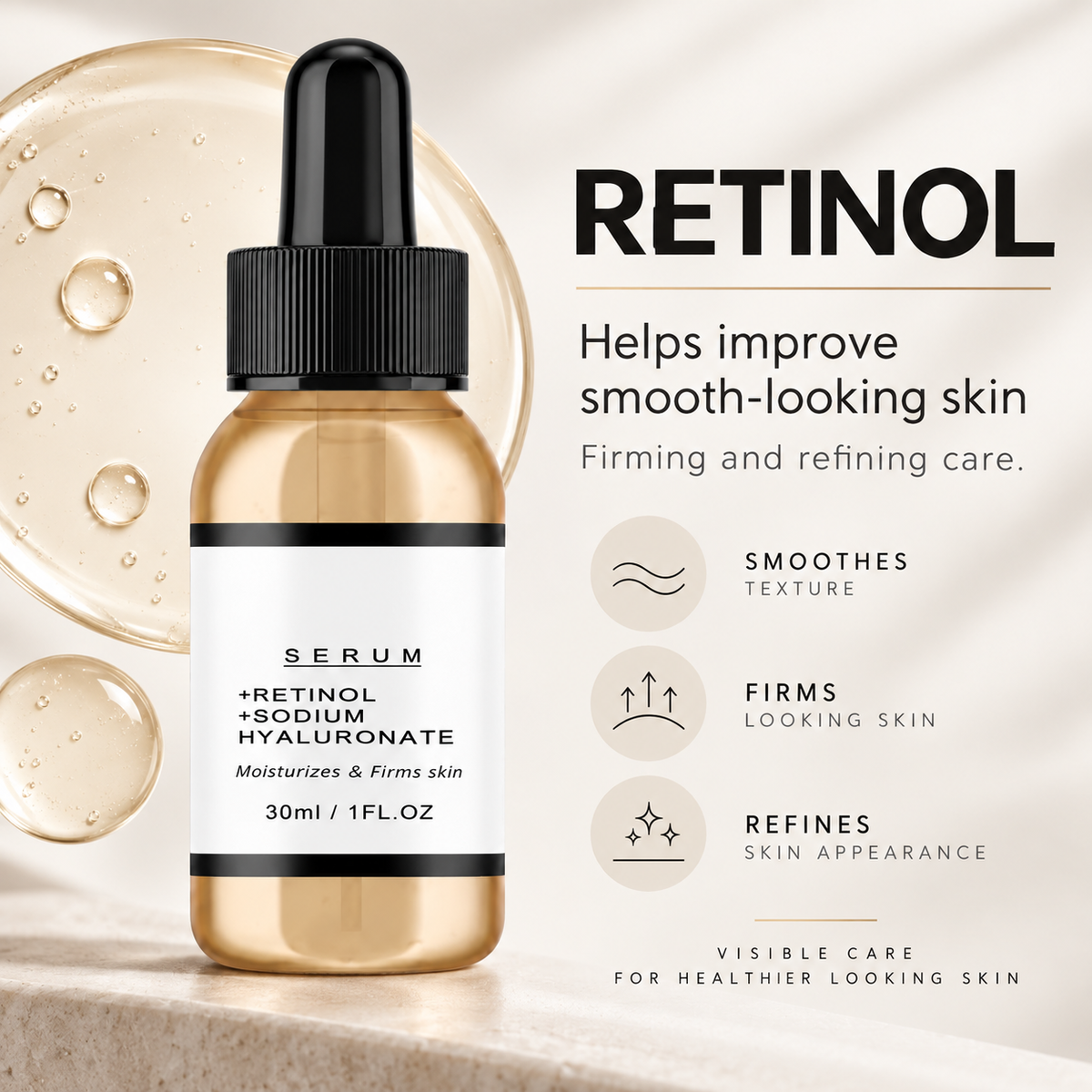 Collagen Serum with Retinol & Sodium Hyaluronate