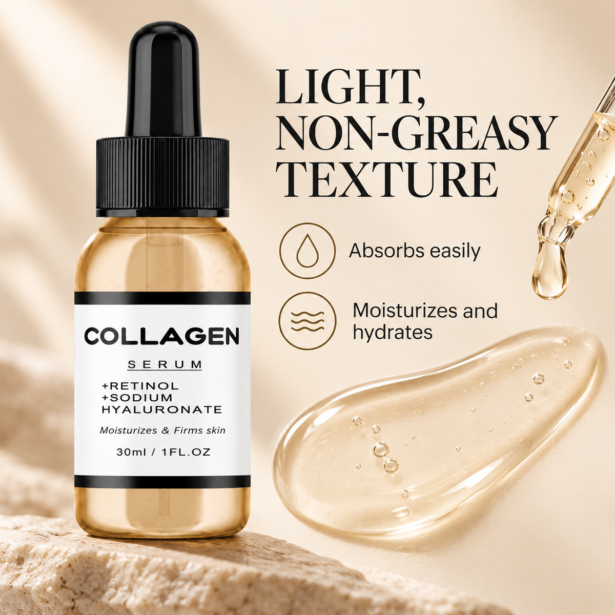 Collagen Serum with Retinol & Sodium Hyaluronate