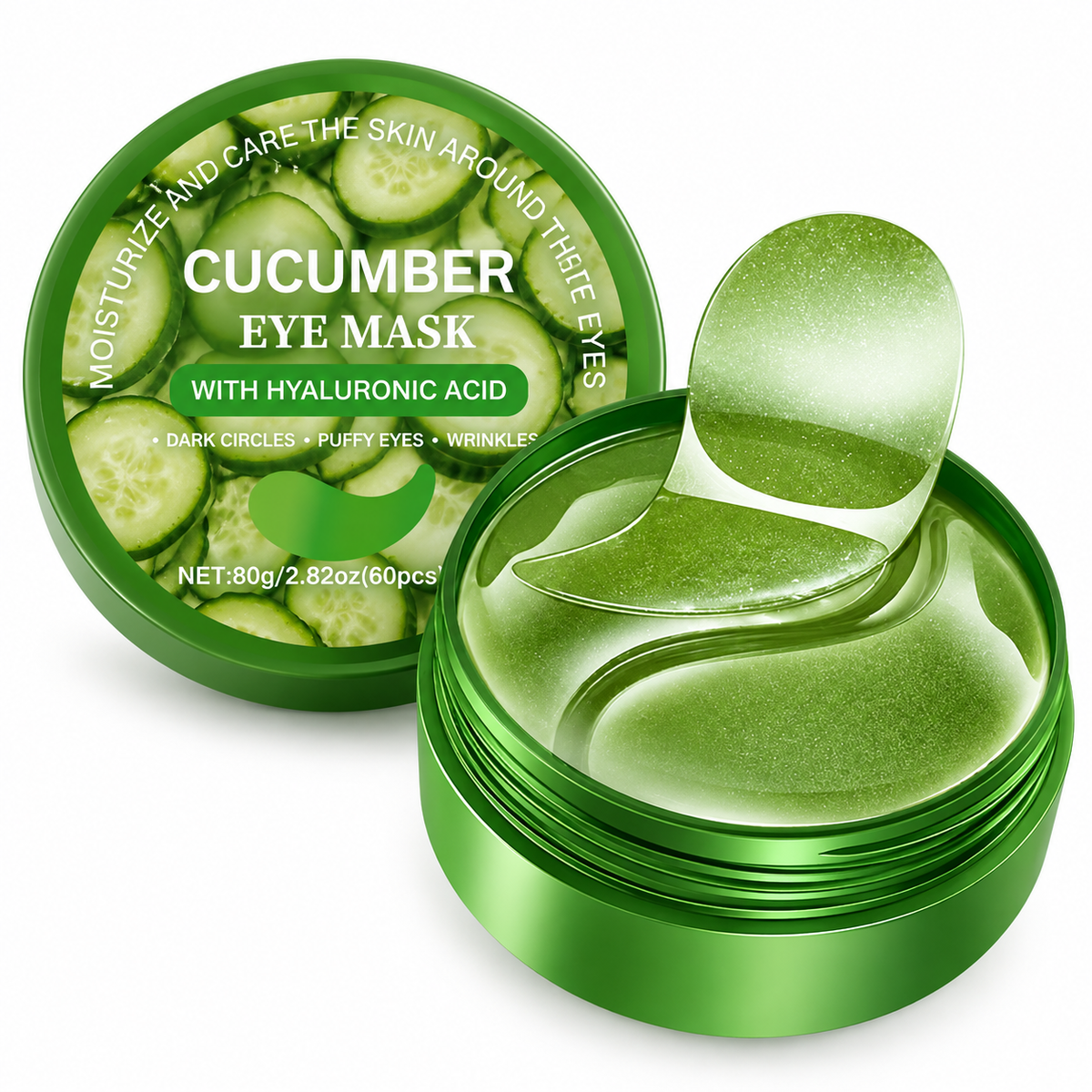 Cucumber Under Eye Patches with Hyaluronic Acid