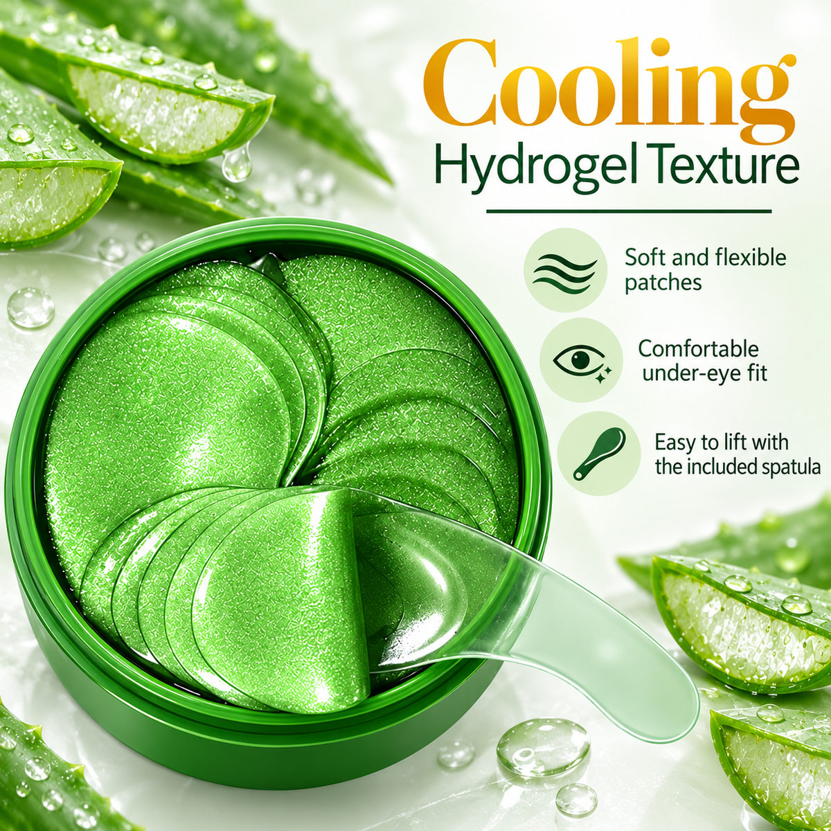 Aloe Vera Collagen Under Eye Patches for Dark Circles