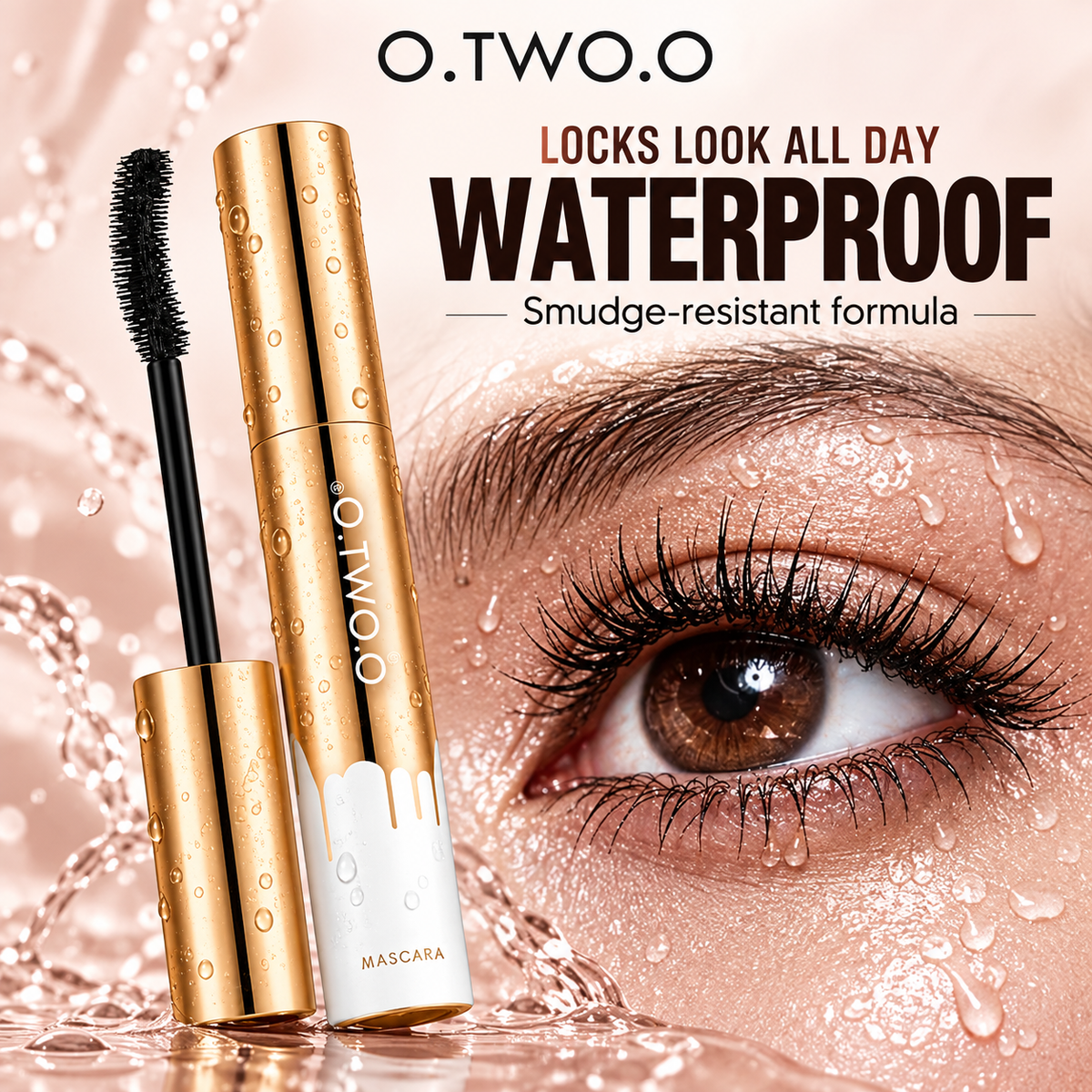 O.TWO.O Waterproof Lengthening & Curling Mascara