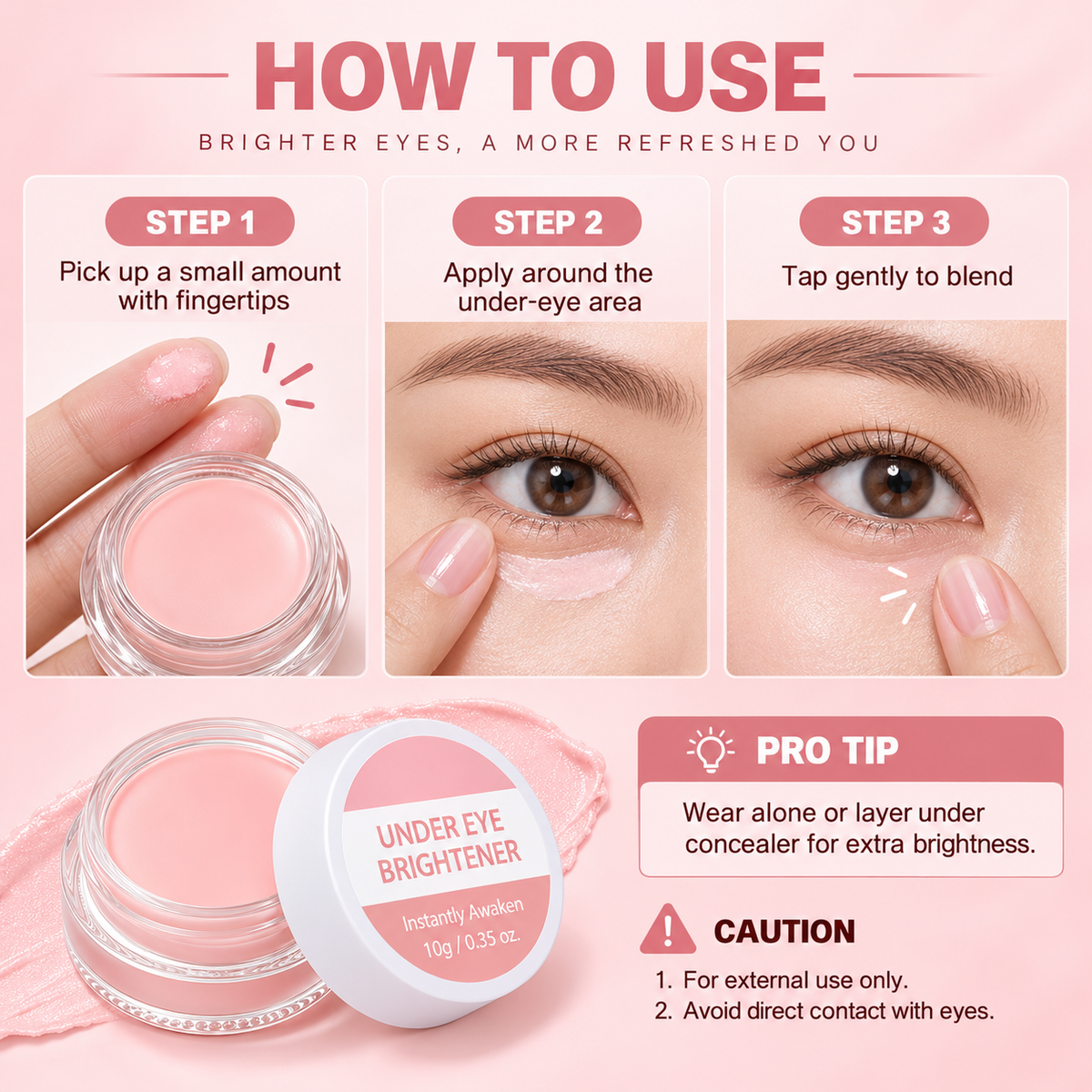 Peach Under Eye Brightener & Color Corrector