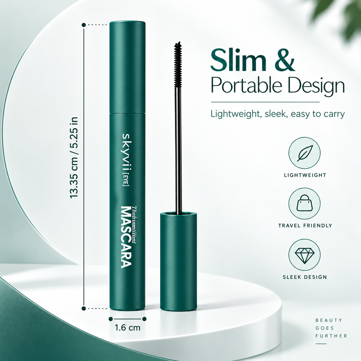 SKYVII Steel Tube Waterproof Lengthening Mascara