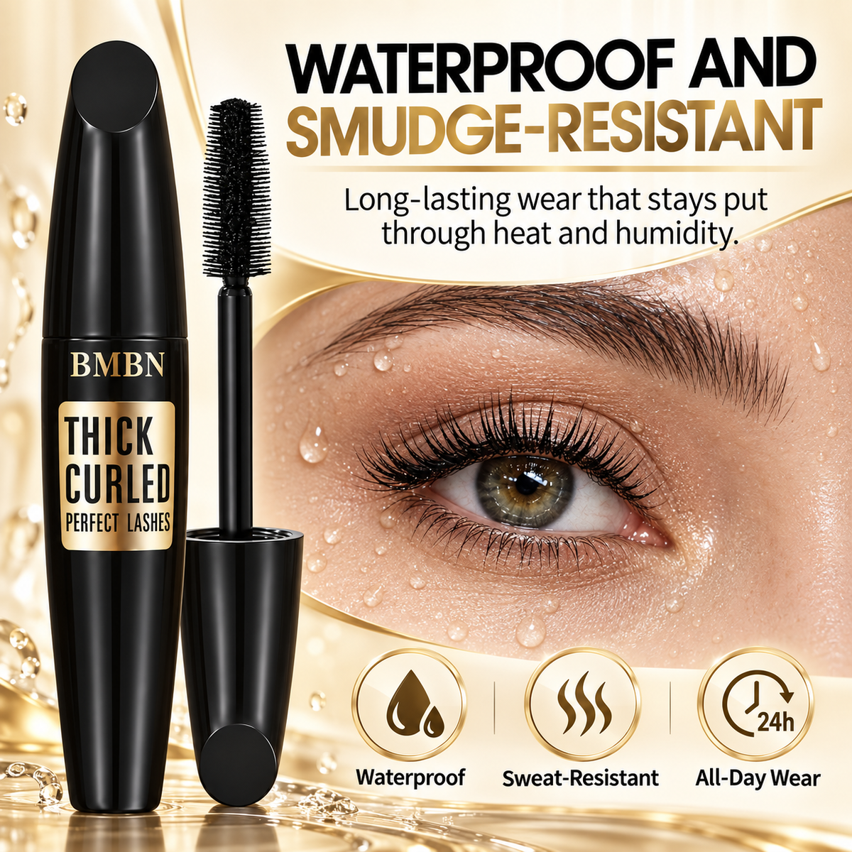 BMBN Thick Curled Mascara for Volume & Length