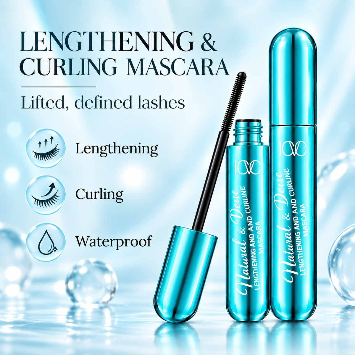 ICVC Natural Dense Lengthening and Curling Mascara