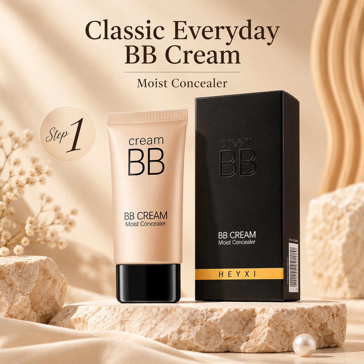 HEYXI BB Cream Hydrating Concealer Foundation