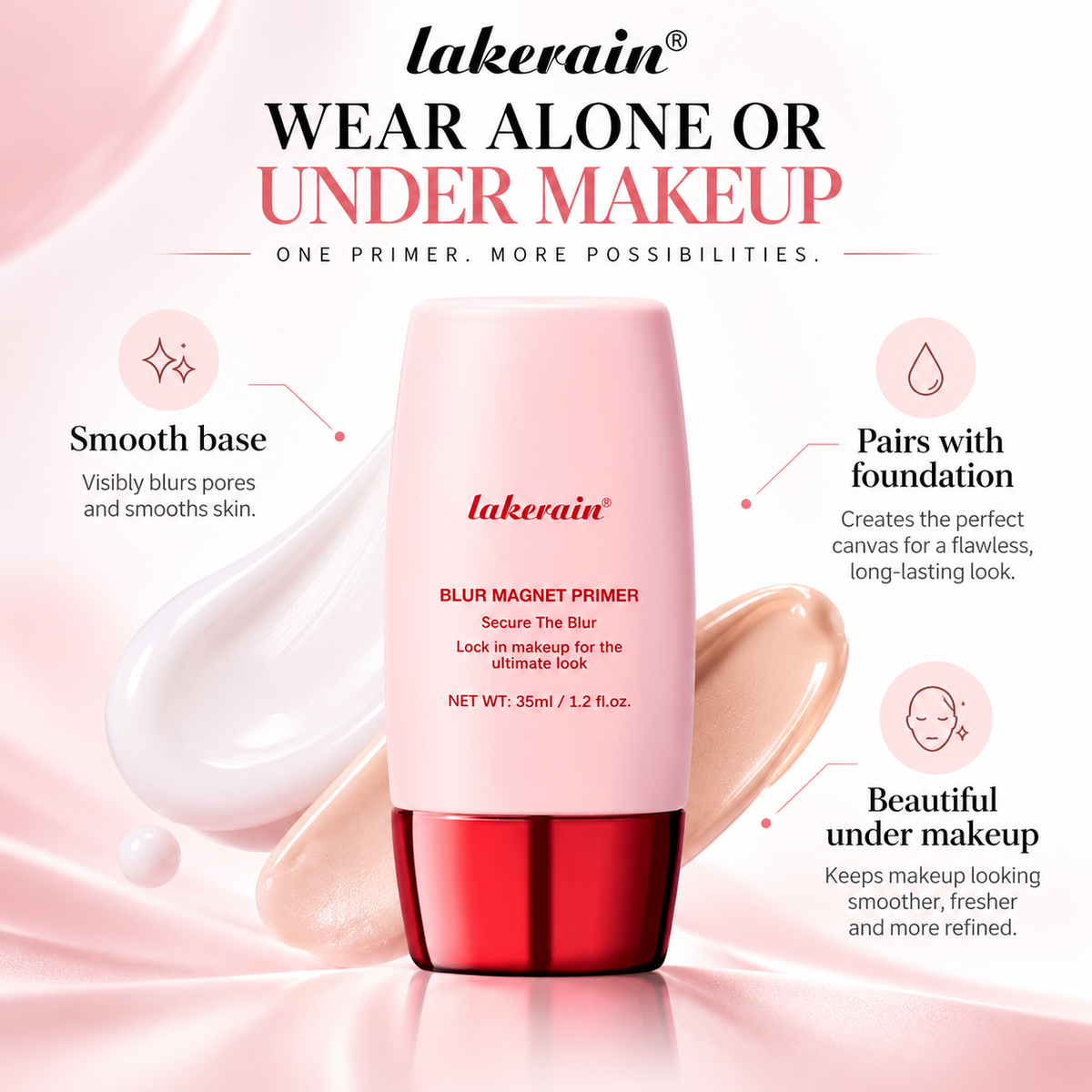 Lakerain Blur Magnet Primer Pore Blurring Makeup Primer
