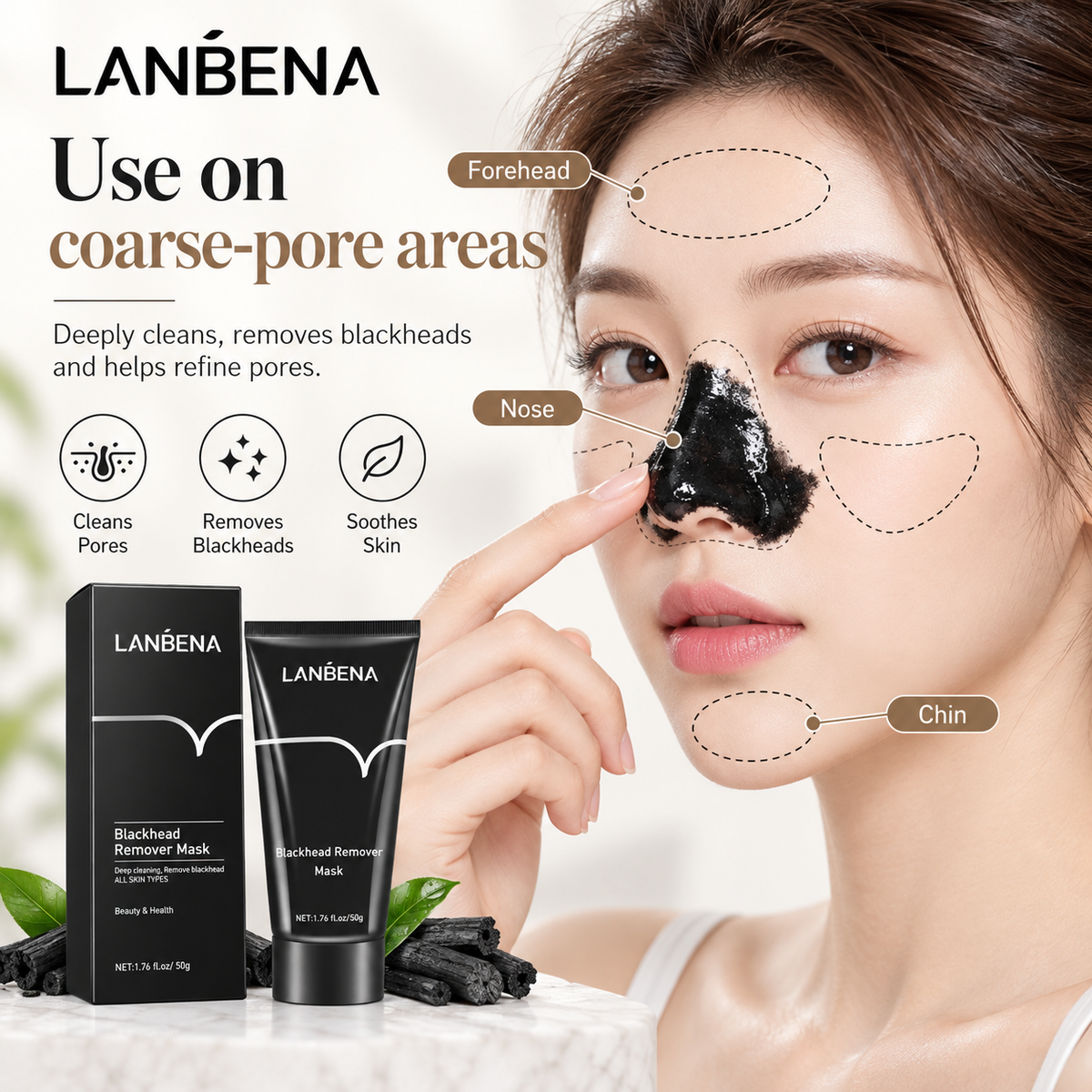 LANBENA Blackhead Remover Peel Off Mask