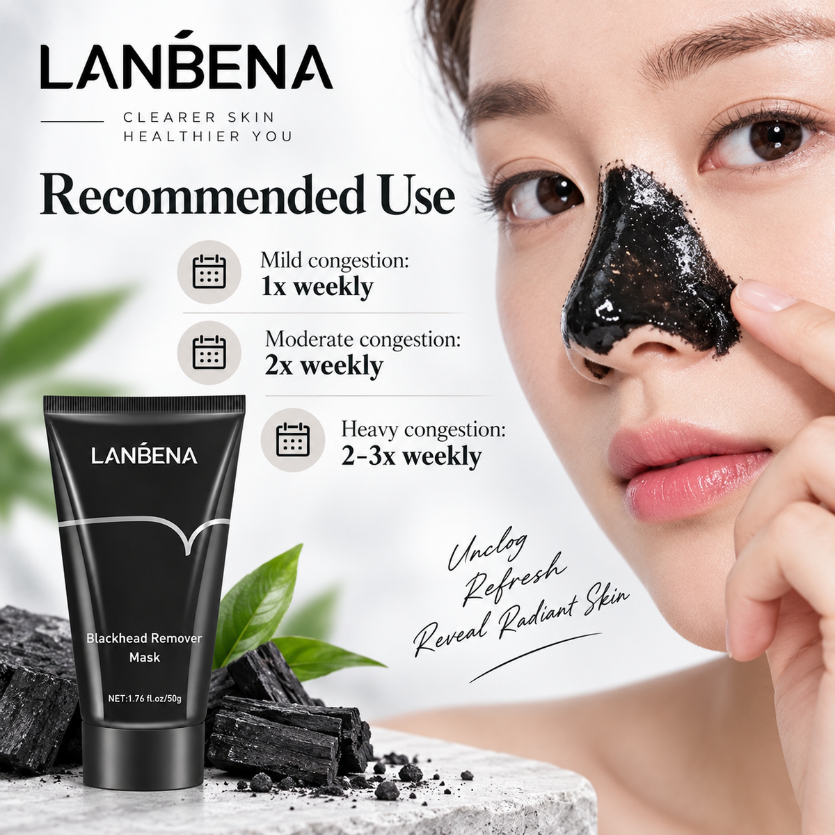 LANBENA Blackhead Remover Peel Off Mask