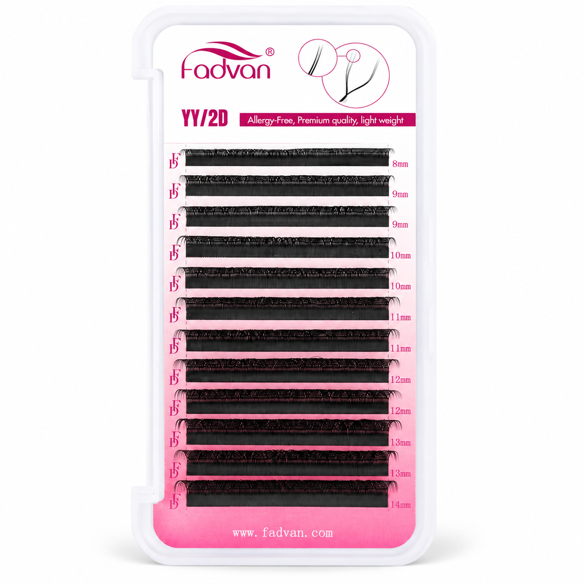 FADVAN YY 2D Premade Volume Fans Eyelash Extensions