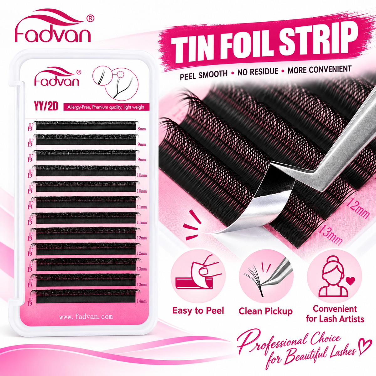FADVAN YY 2D Premade Volume Fans Eyelash Extensions