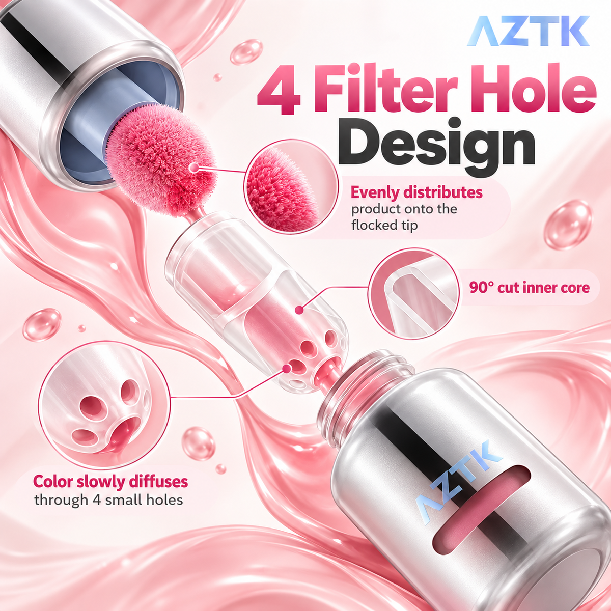 AZTK Jello Color Douyin Water-Based Liquid Blush