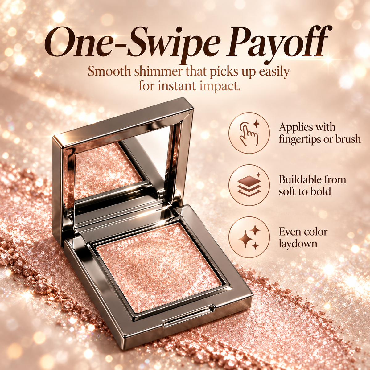 HERORANGE Chameleon & Diamond Shimmer Single Eyeshadow