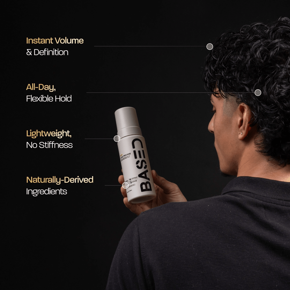 BASED Curl Mousse for Curly Hair 6.8 oz - AHVTE