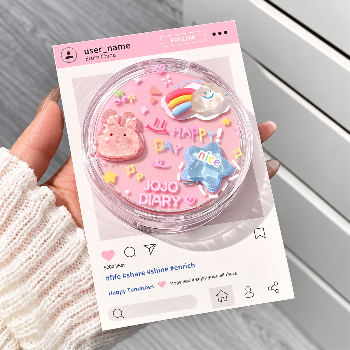 JOJO DIARY Hydrating Air Cushion BB Cream, Waterproof