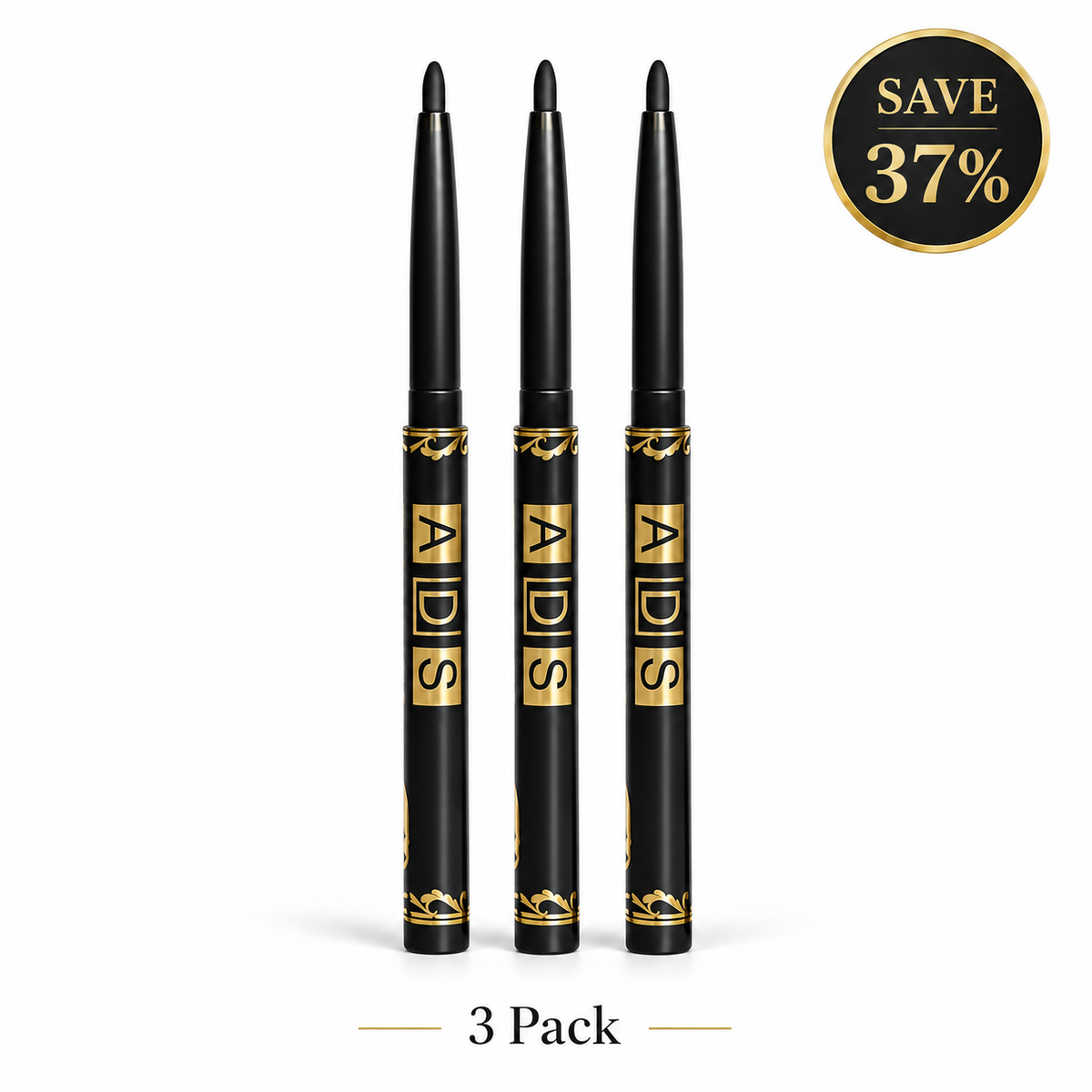 ADS Waterproof & Smudge-Proof Eyeliner & Eyebrow Pencil