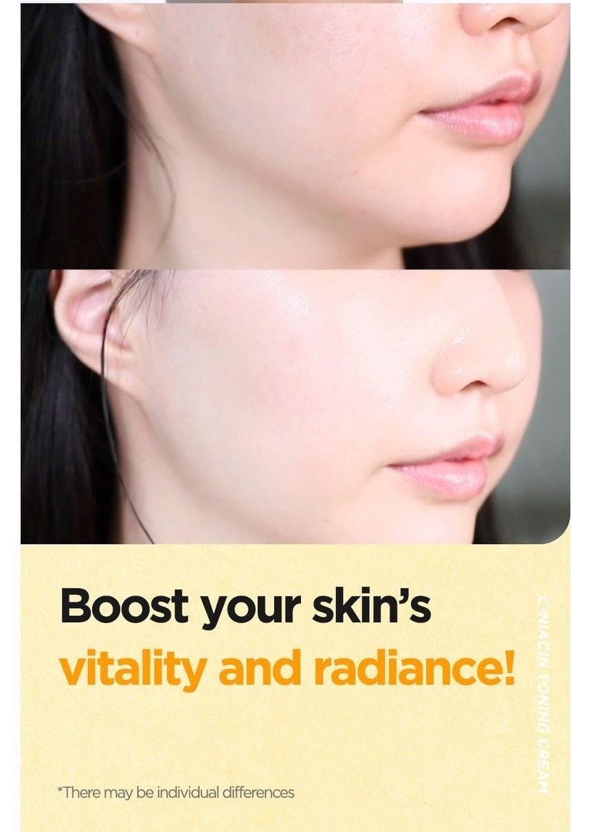 Isntree C-Niacin Toning Cream 50mL appearance demonstration with qualifier