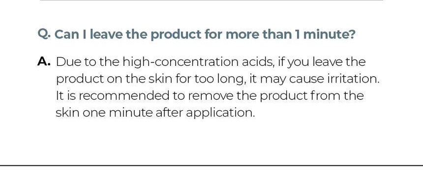 Isntree Hyper Acid 4 AHA BHA PHA LHA 30 Serum 20mL one minute maximum faq