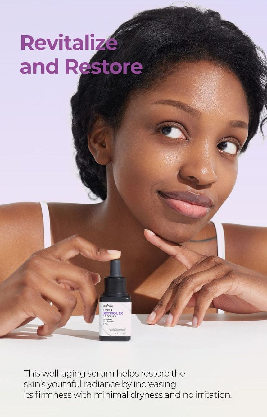 Isntree Hyper Retinol EX 1.0 Serum 20mL firmness and radiance overview