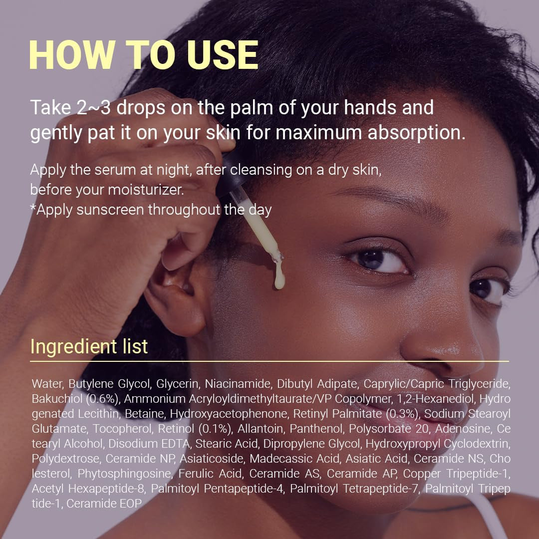 Isntree Hyper Retinol EX 1.0 Serum 20mL official how to use and inci