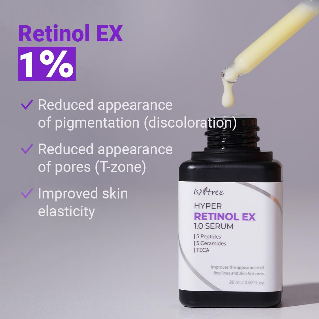 Isntree Hyper Retinol EX 1.0 Serum 20mL official retinol ex complex benefits