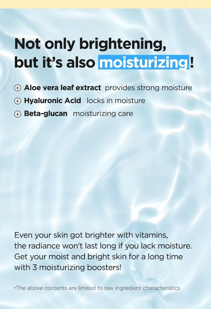 Isntree C-Niacin Toning Ampoule 50mL three moisturizing ingredients