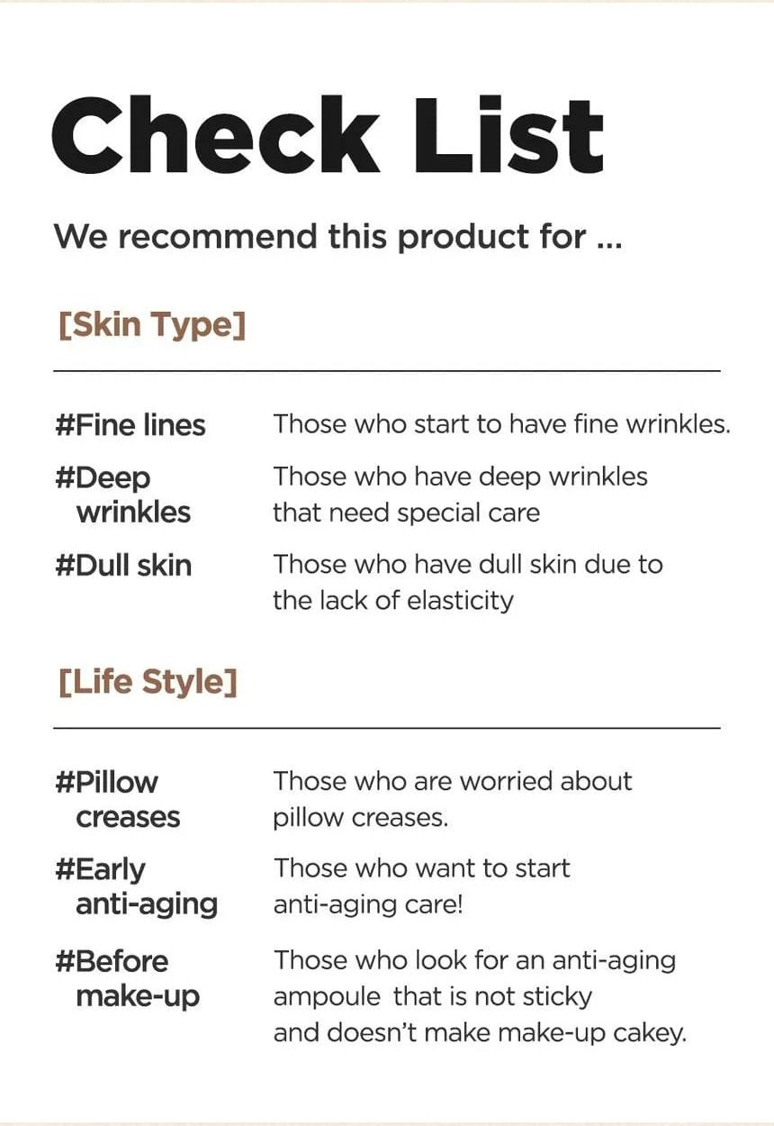 Isntree TW-Real Bifida Ampoule 50mL skin and lifestyle checklist