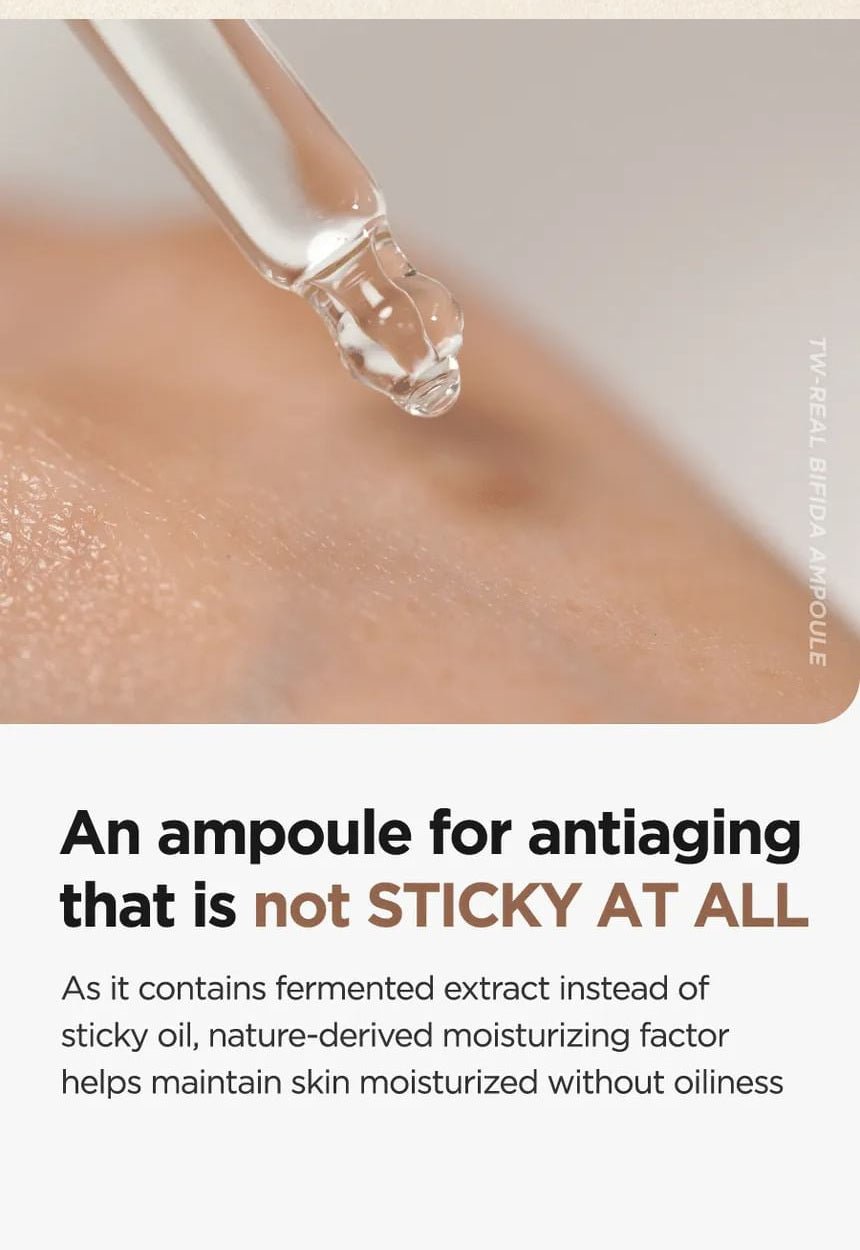Isntree TW-Real Bifida Ampoule 50mL non oily moisture texture