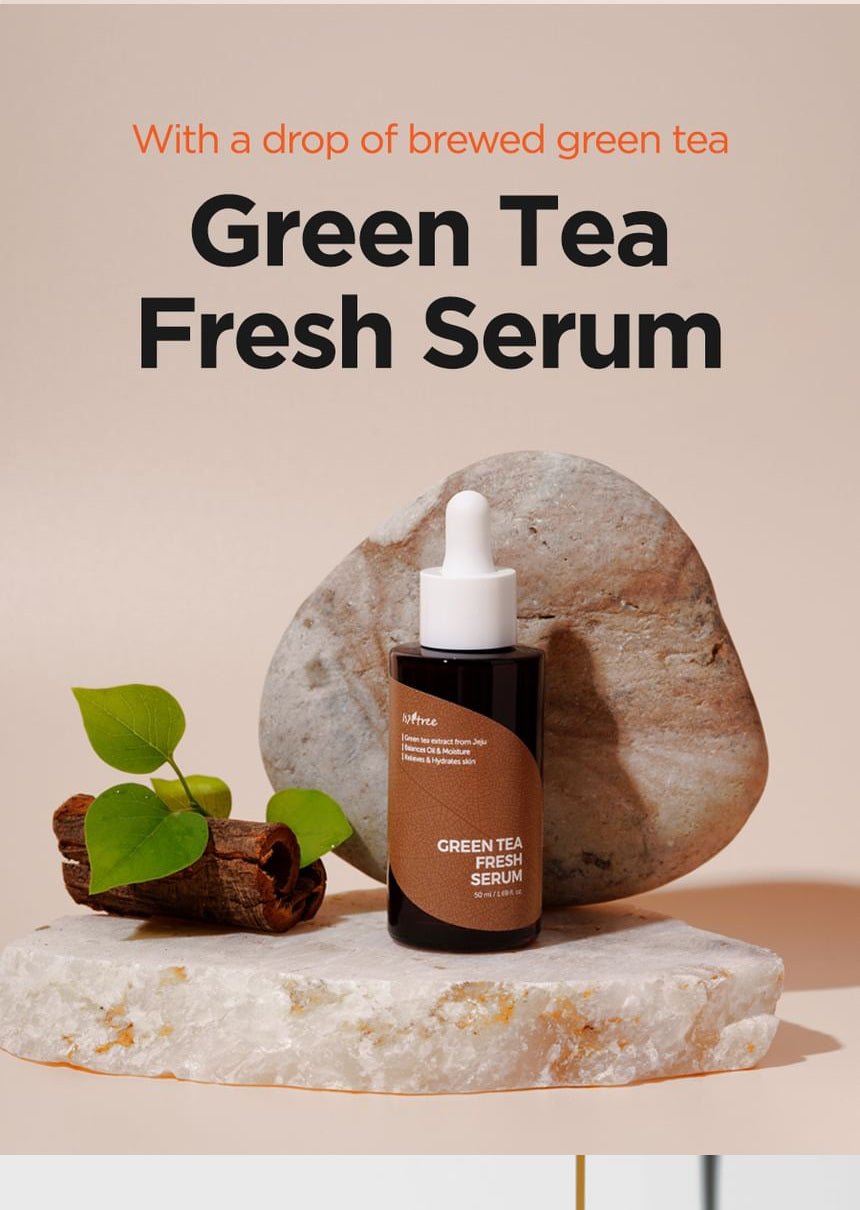 Isntree Green Tea Fresh Serum 50mL product introduction