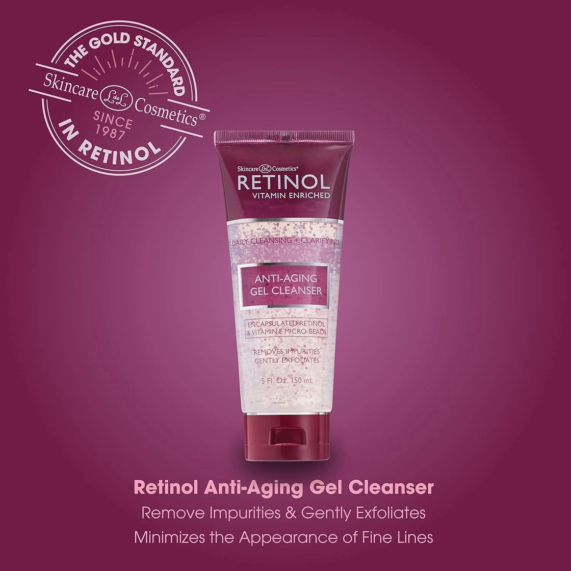 LIVAURA Retinol Anti-Aging Gel Cleanser, 120 mL