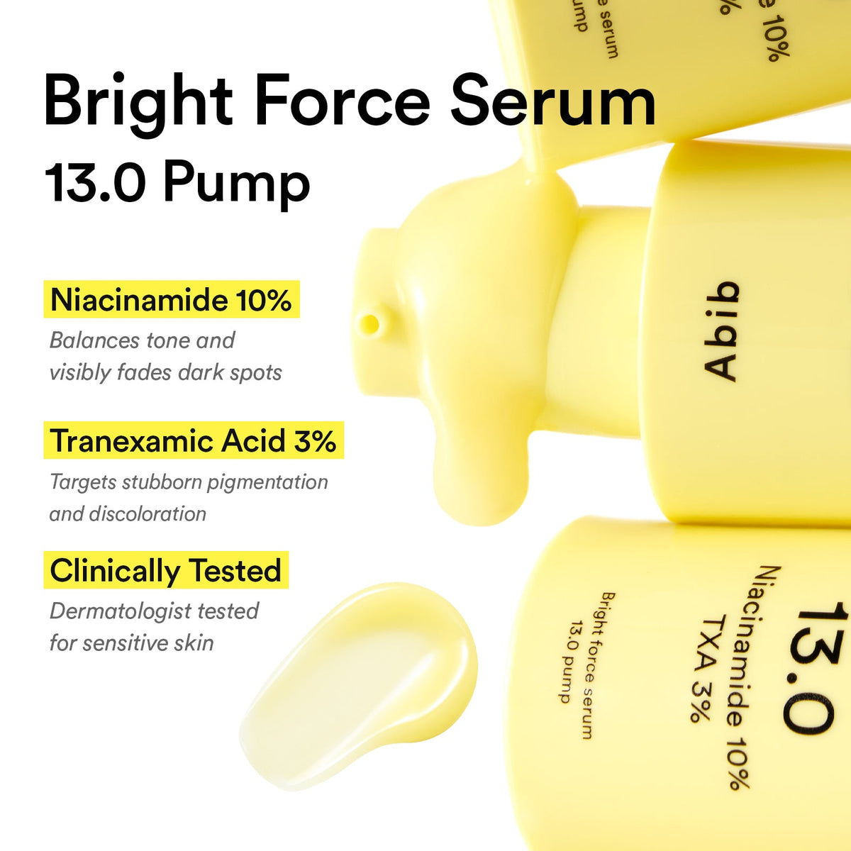 Abib Bright Force Serum 13.0 English product information panel 2