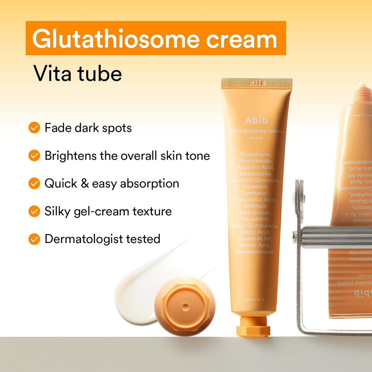 Abib Glutathiosome Cream Vita Tube 75mL English gallery product information 1