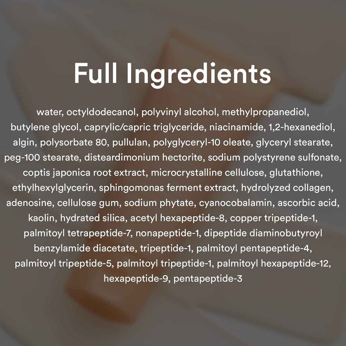 Abib glutawrap English product information