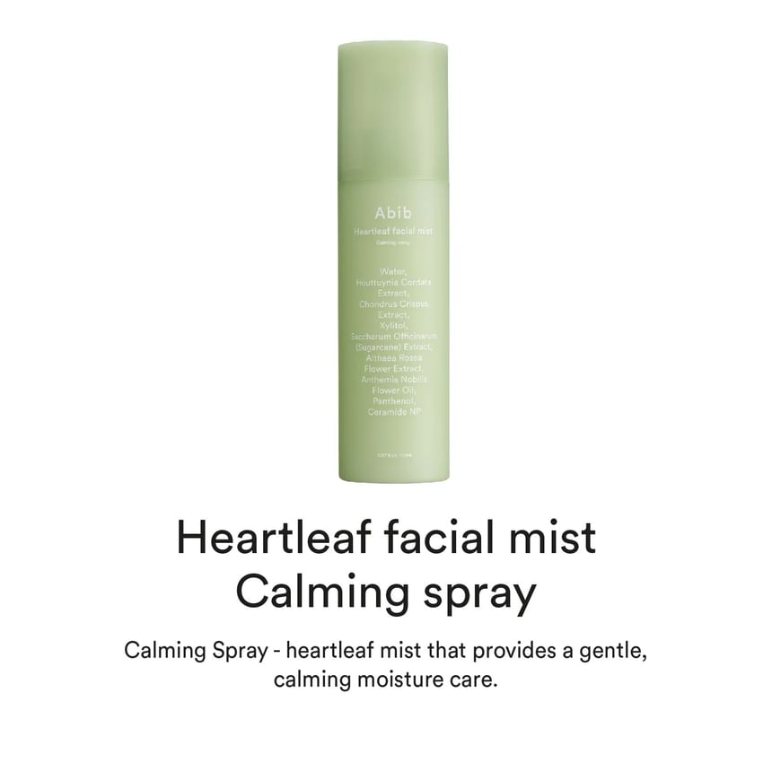 Abib Heartleaf Facial Mist English product information