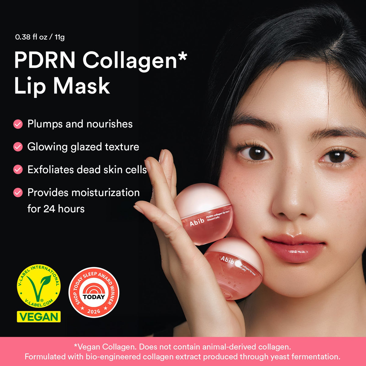 Abib PDRN Collagen Lip Mask Glazed Jelly product information